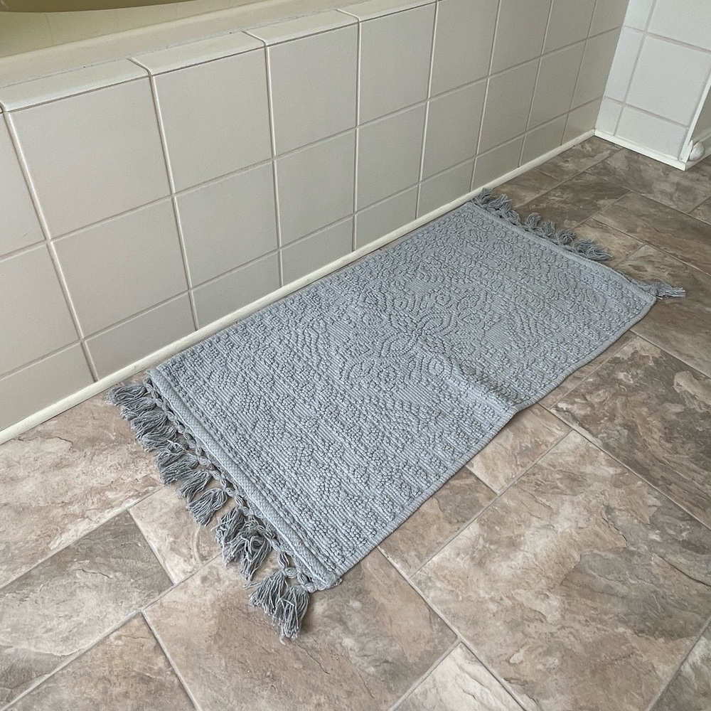 French Connection Set of two Bathroom Rugs